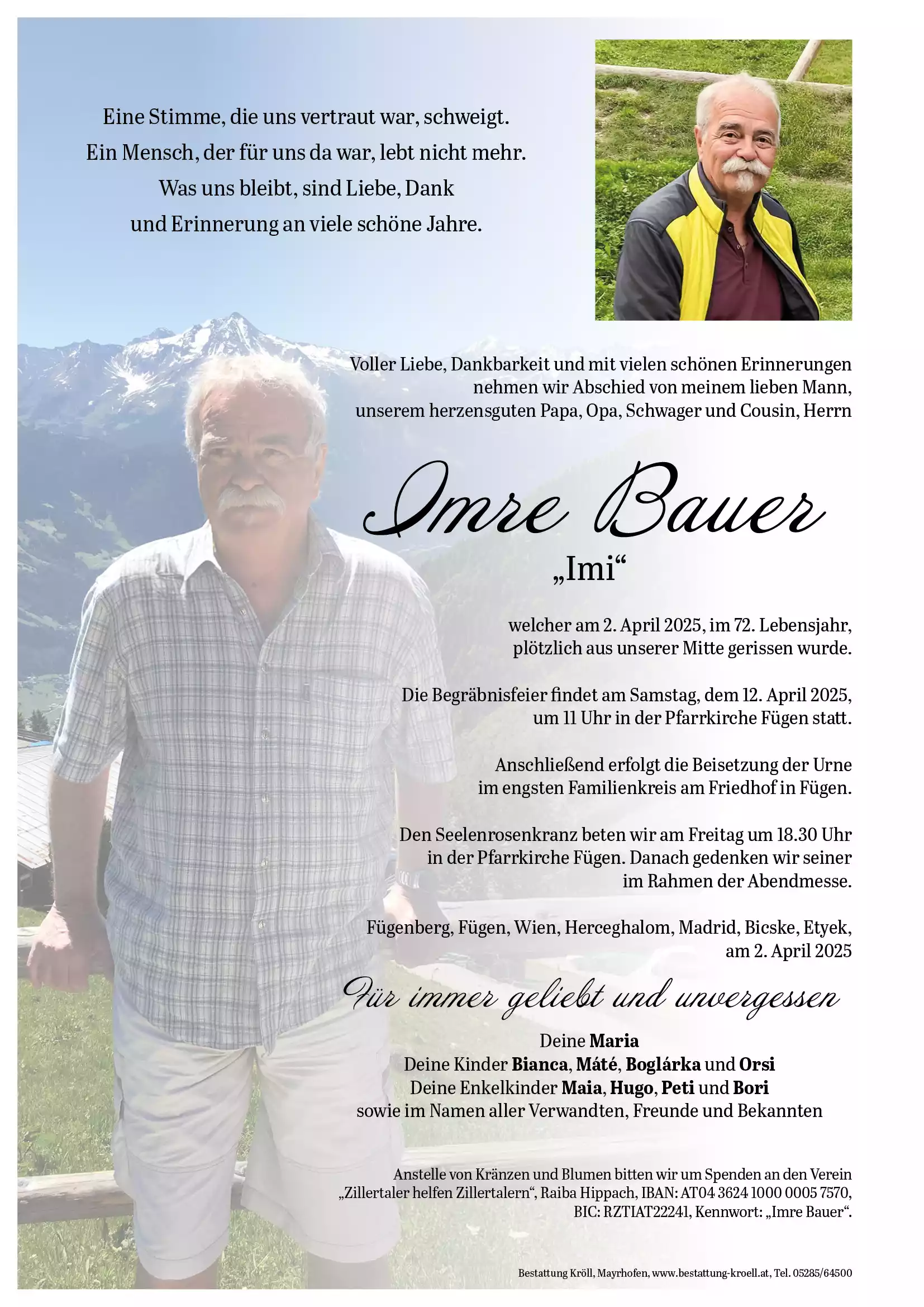 Parte von Imre Bauer